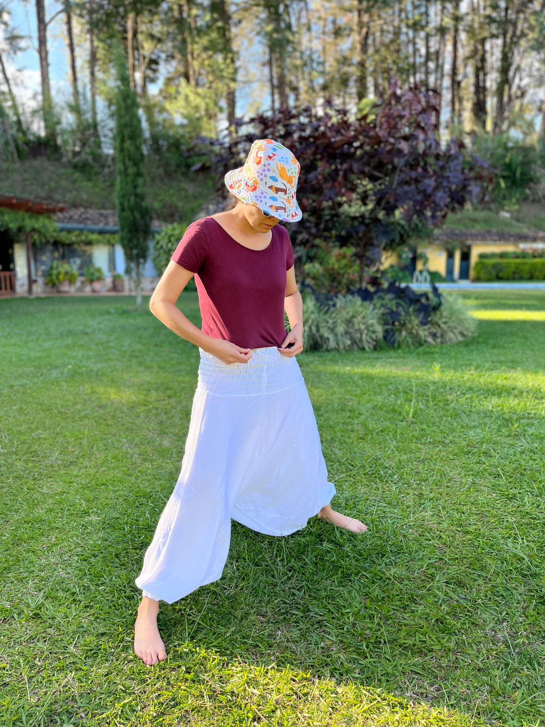 Pantalón Boho Vana Blanco