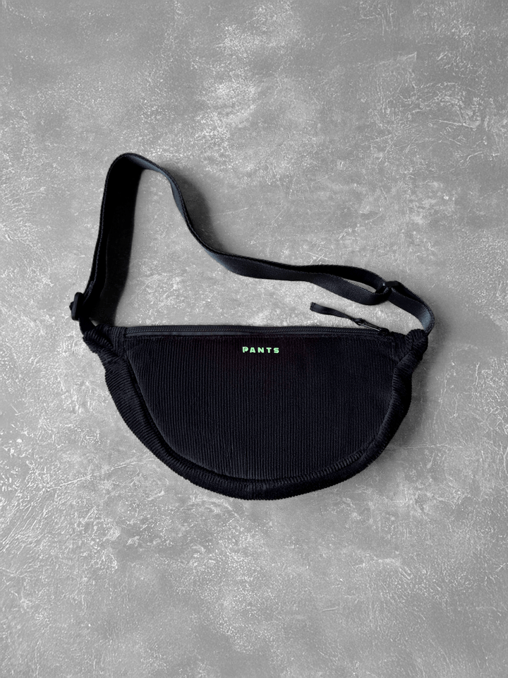 🍌 Banana Bag · Corduroy 🐘 Negra - Pantsforlove Pantalones anchos, pantalones yoga