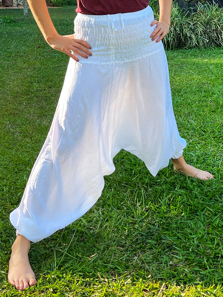 Boho Vana Blanco - Pantsforlove Pantalones anchos, pantalones yoga