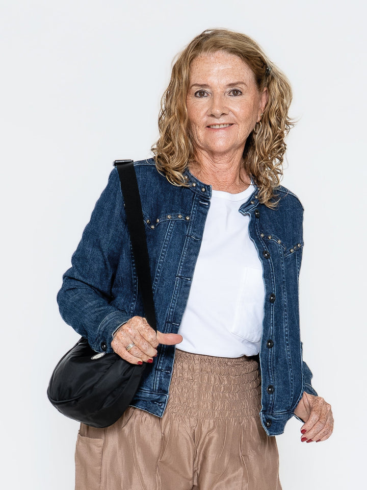 Bolso Banana Bag Negra - Pantsforlove Pantalones anchos, pantalones yoga