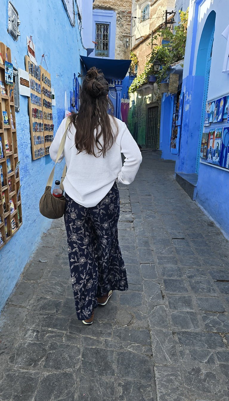 Nuevo: Palazzo Silvestre Azul - Pantsforlove Pantalones anchos, pantalones yoga