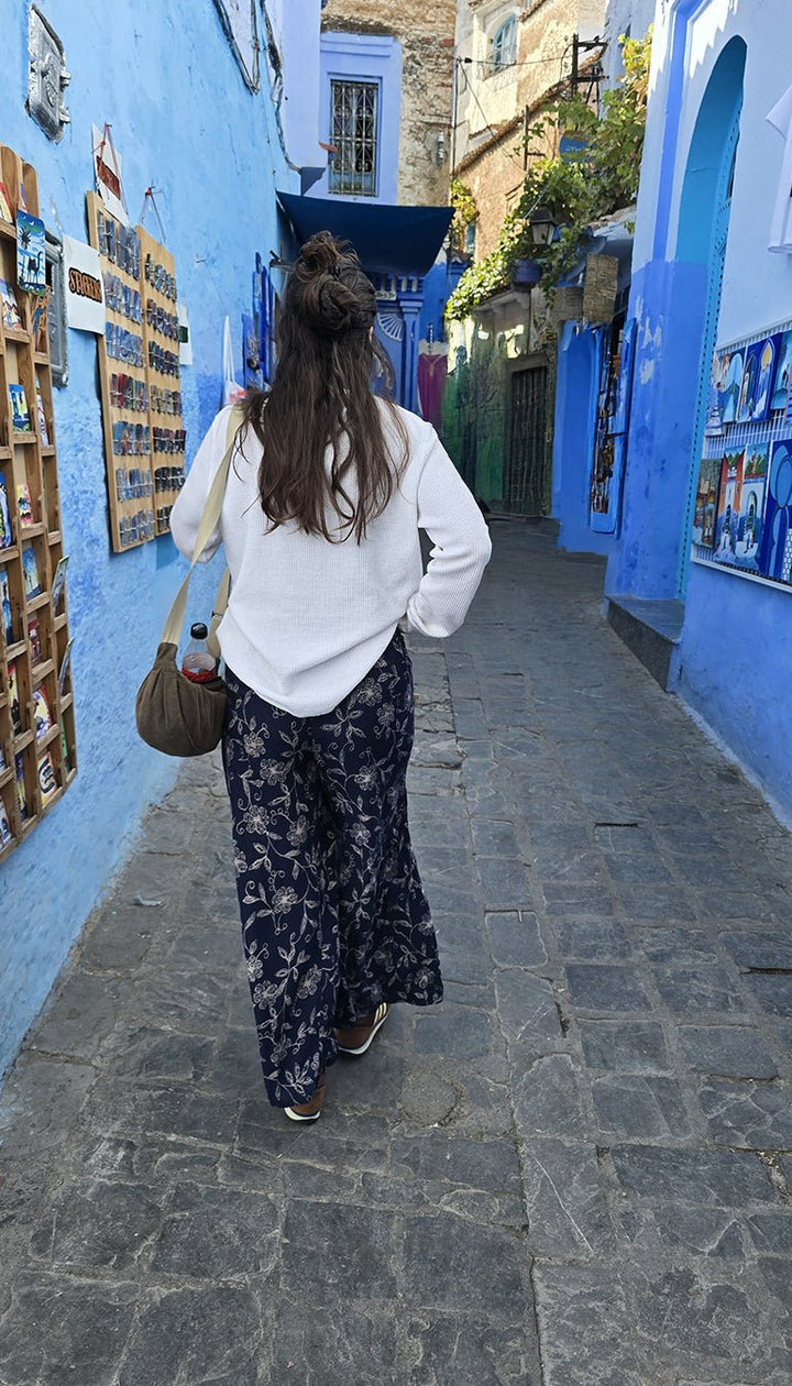 Nuevo: Palazzo Silvestre Azul - Pantsforlove Pantalones anchos, pantalones yoga