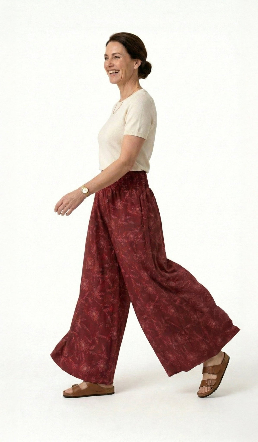 Nuevo: Palazzo Silvestre Rojo - Pantsforlove Pantalones anchos, pantalones yoga