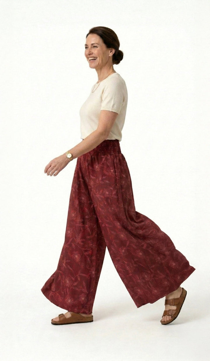 Nuevo: Palazzo Silvestre Rojo - Pantsforlove Pantalones anchos, pantalones yoga