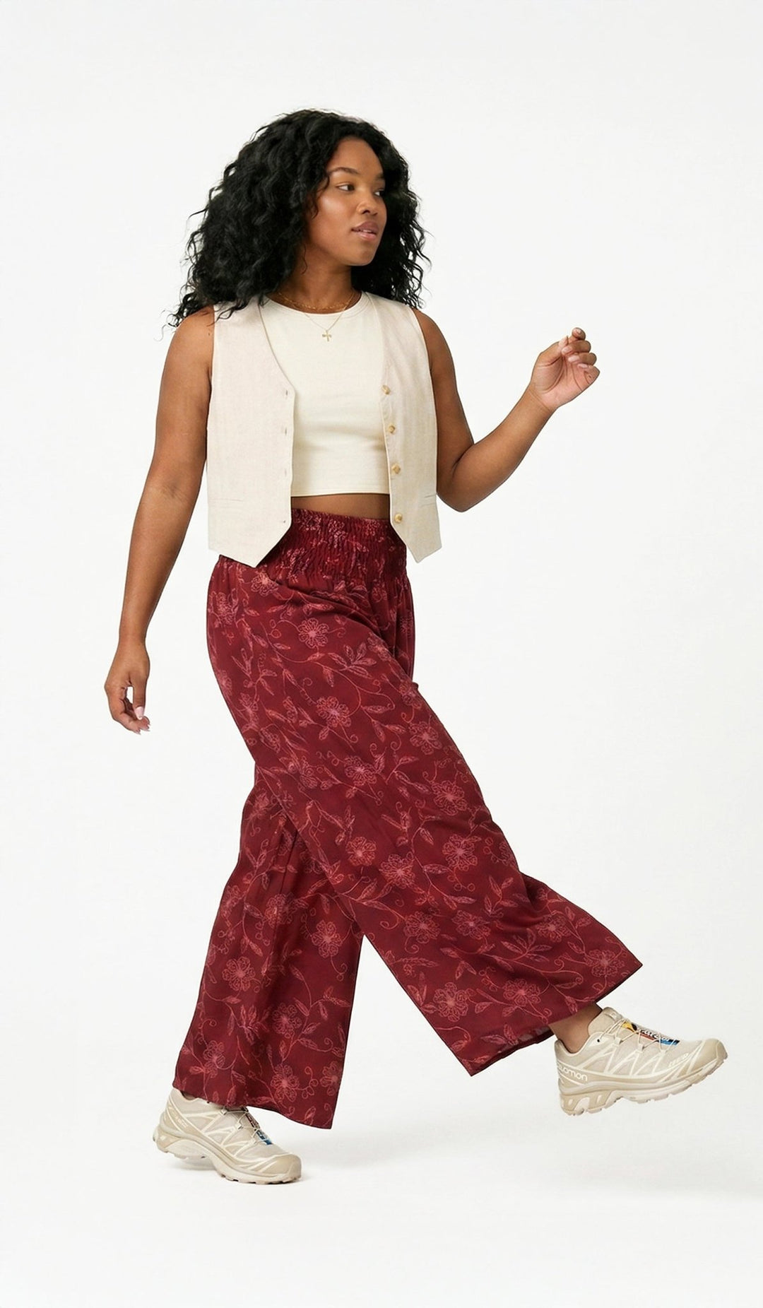 Nuevo: Palazzo Silvestre Rojo - Pantsforlove Pantalones anchos, pantalones yoga