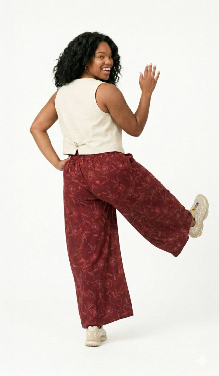 Nuevo: Palazzo Silvestre Rojo - Pantsforlove Pantalones anchos, pantalones yoga