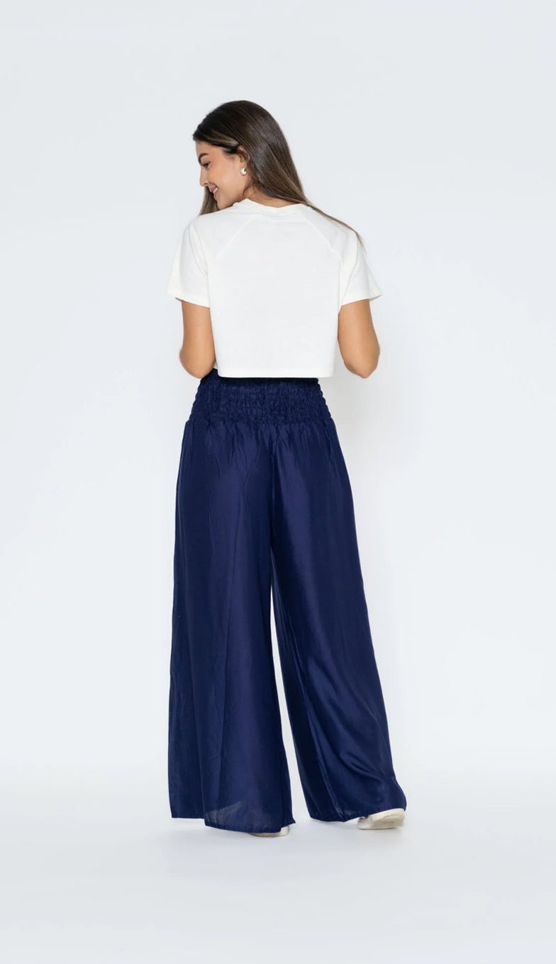 NUEVO: Pantalón Palazzo Azul Pacífico - Pantsforlove Pantalones anchos, pantalones yoga
