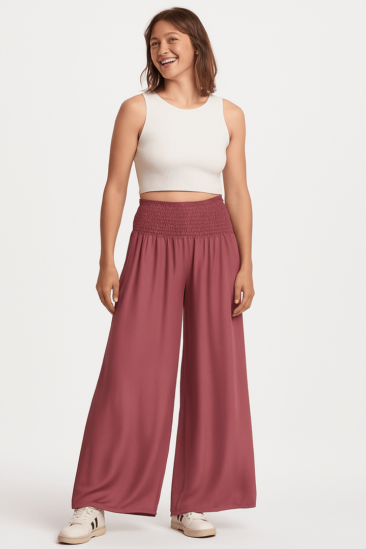 NUEVO: Pantalón Palazzo Magenta - Pantsforlove Pantalones anchos, pantalones yoga