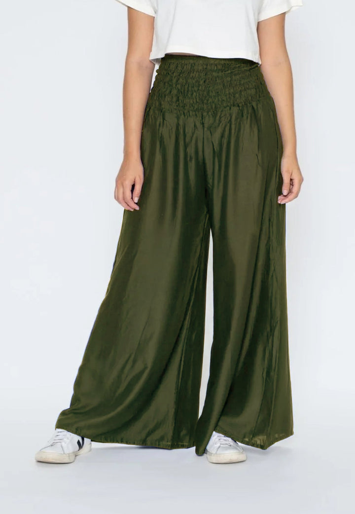 NUEVO: Pantalón Palazzo Verde - Pantsforlove Pantalones anchos, pantalones yoga