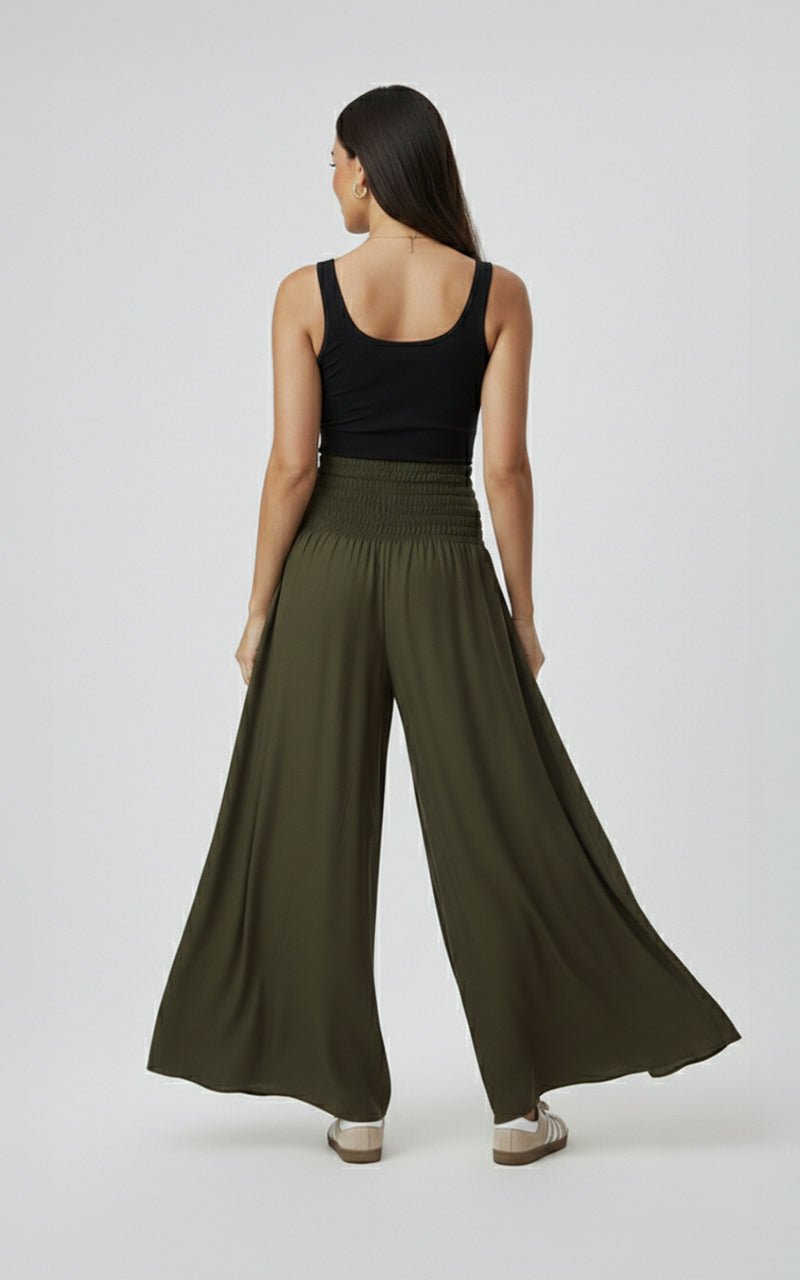 NUEVO: Pantalón Palazzo Verde - Pantsforlove Pantalones anchos, pantalones yoga