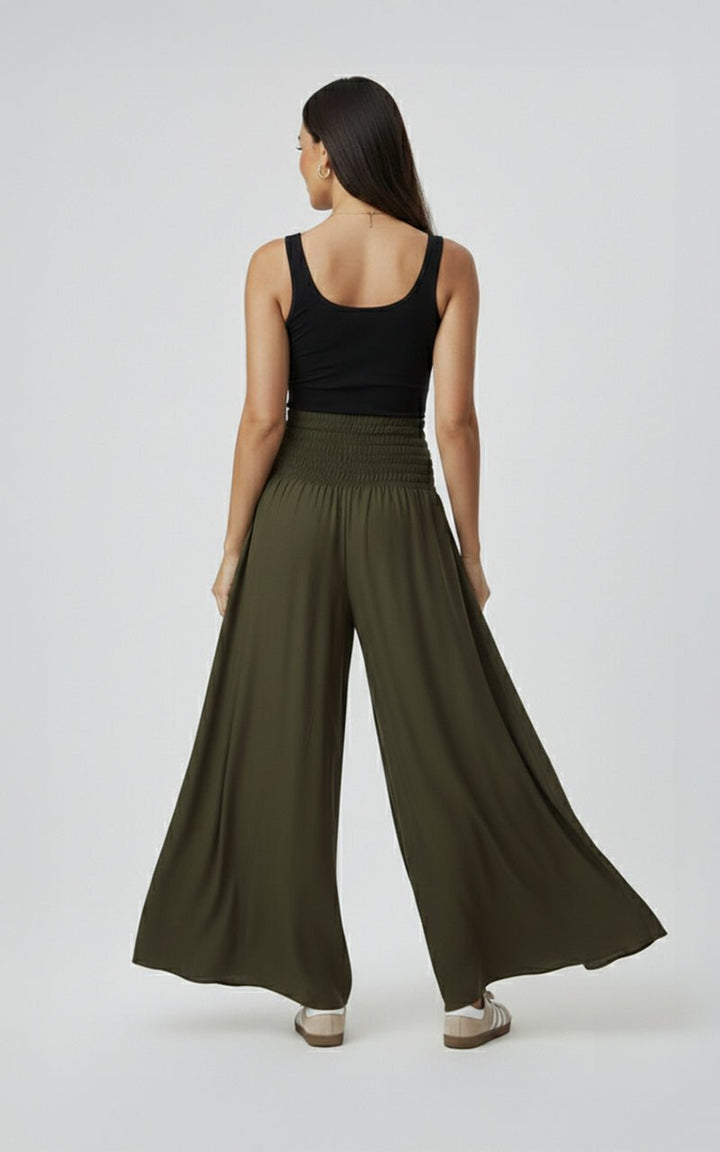 NUEVO: Pantalón Palazzo Verde - Pantsforlove Pantalones anchos, pantalones yoga