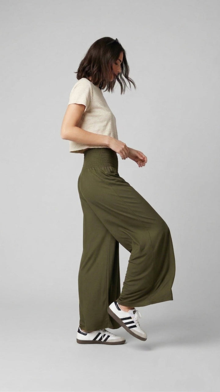 NUEVO: Pantalón Palazzo Verde - Pantsforlove Pantalones anchos, pantalones yoga