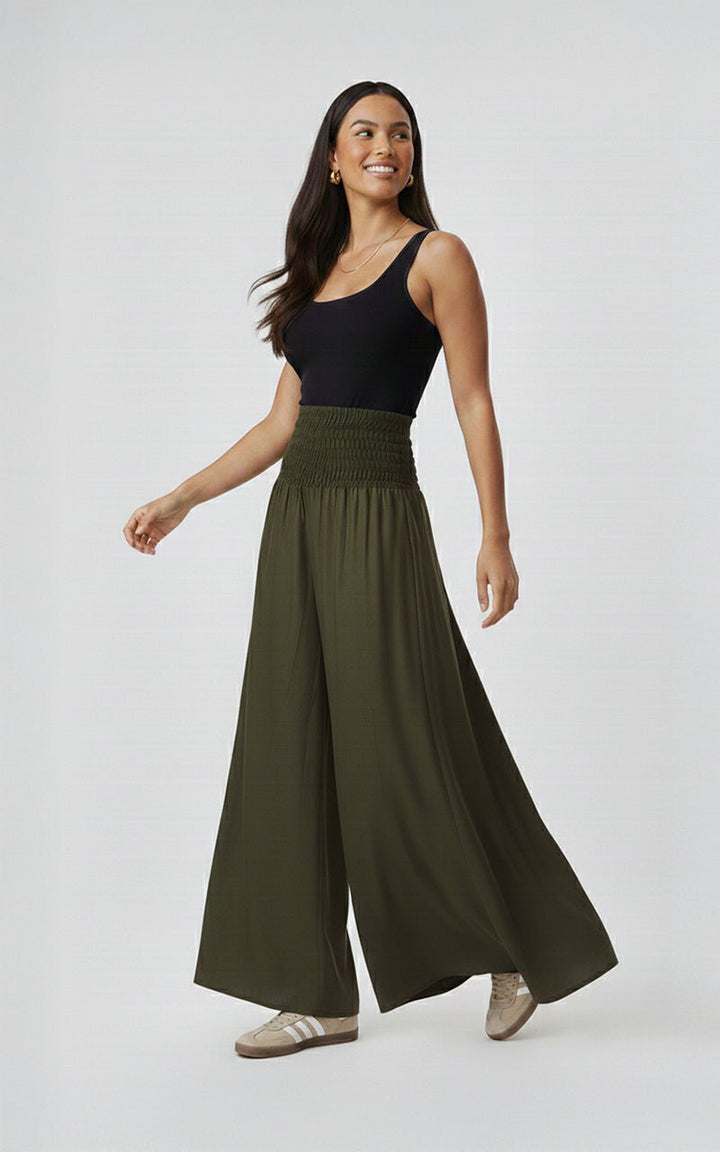 NUEVO: Pantalón Palazzo Verde - Pantsforlove Pantalones anchos, pantalones yoga