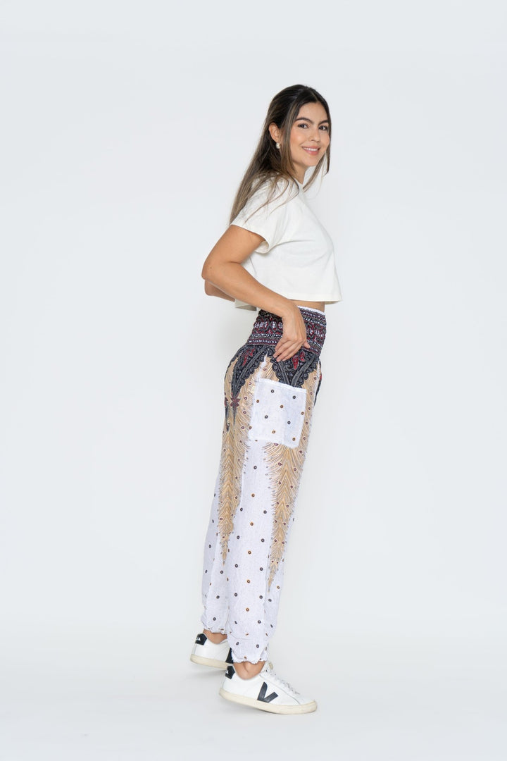 Pantalón Mahu Blanco - Edición Especial - Pantsforlove Pantalones anchos, pantalones yoga