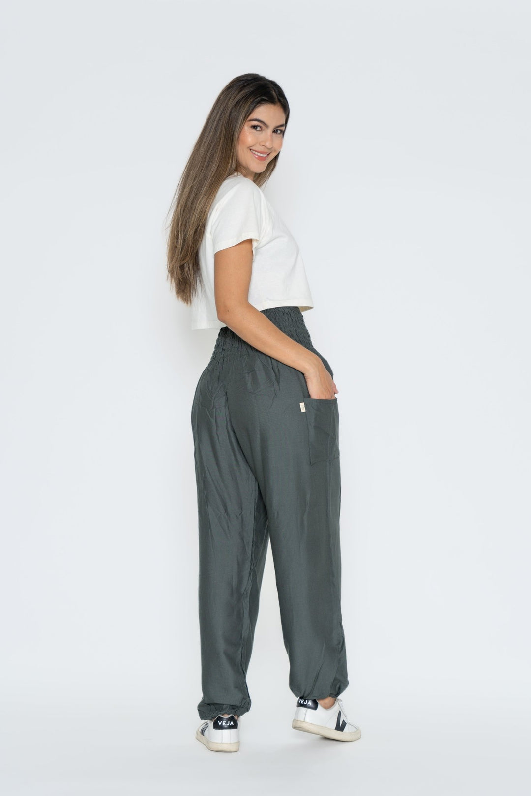 Pantalón Vana Gris - Pantsforlove Pantalones anchos, pantalones yoga