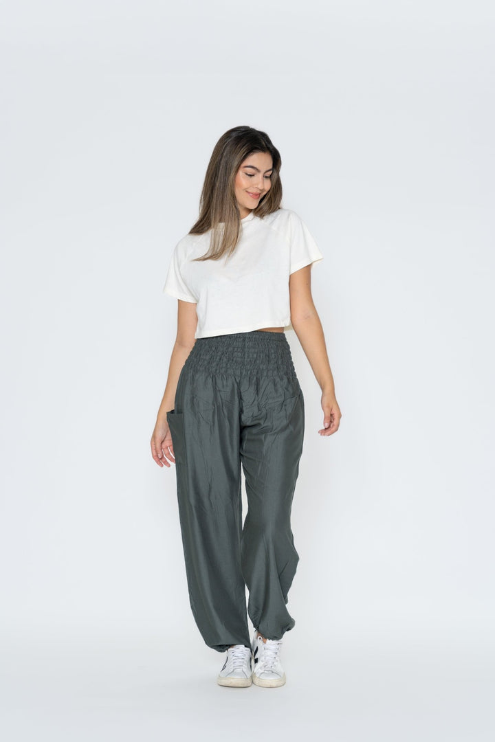 Pantalón Vana Gris - Pantsforlove Pantalones anchos, pantalones yoga