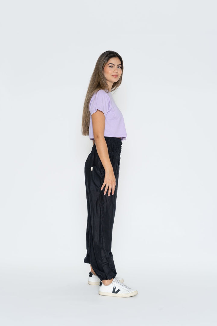 Pantalón Vana Negro - Pantsforlove Pantalones anchos, pantalones yoga