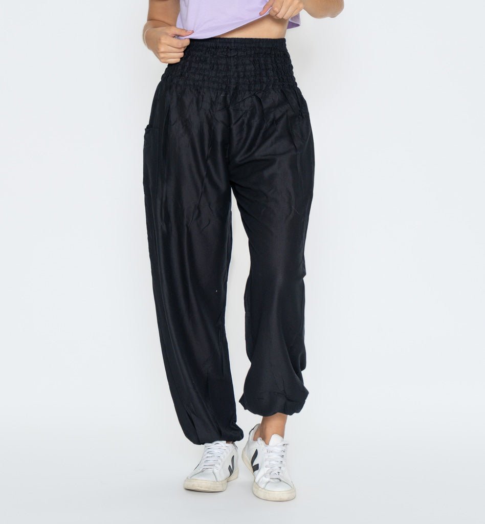 Pantalón Vana Negro - Pantsforlove Pantalones anchos, pantalones yoga