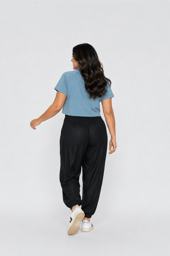 Pantalón Vana Negro - Pantsforlove Pantalones anchos, pantalones yoga