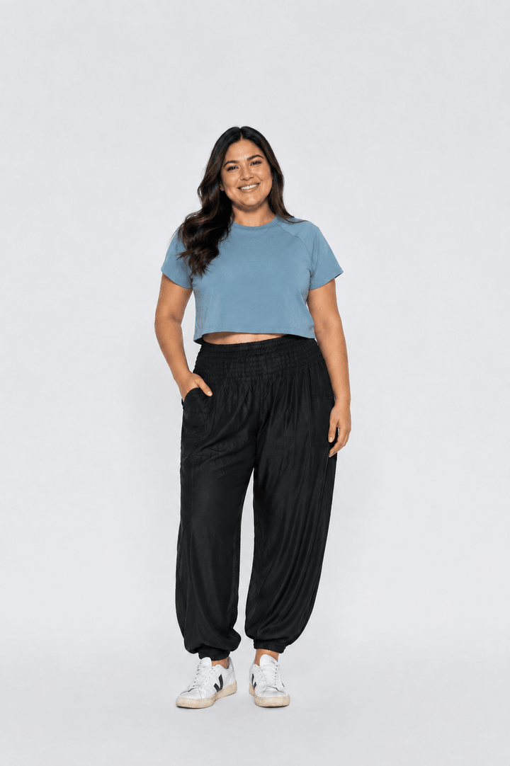 Pantalón Vana Negro - Pantsforlove Pantalones anchos, pantalones yoga