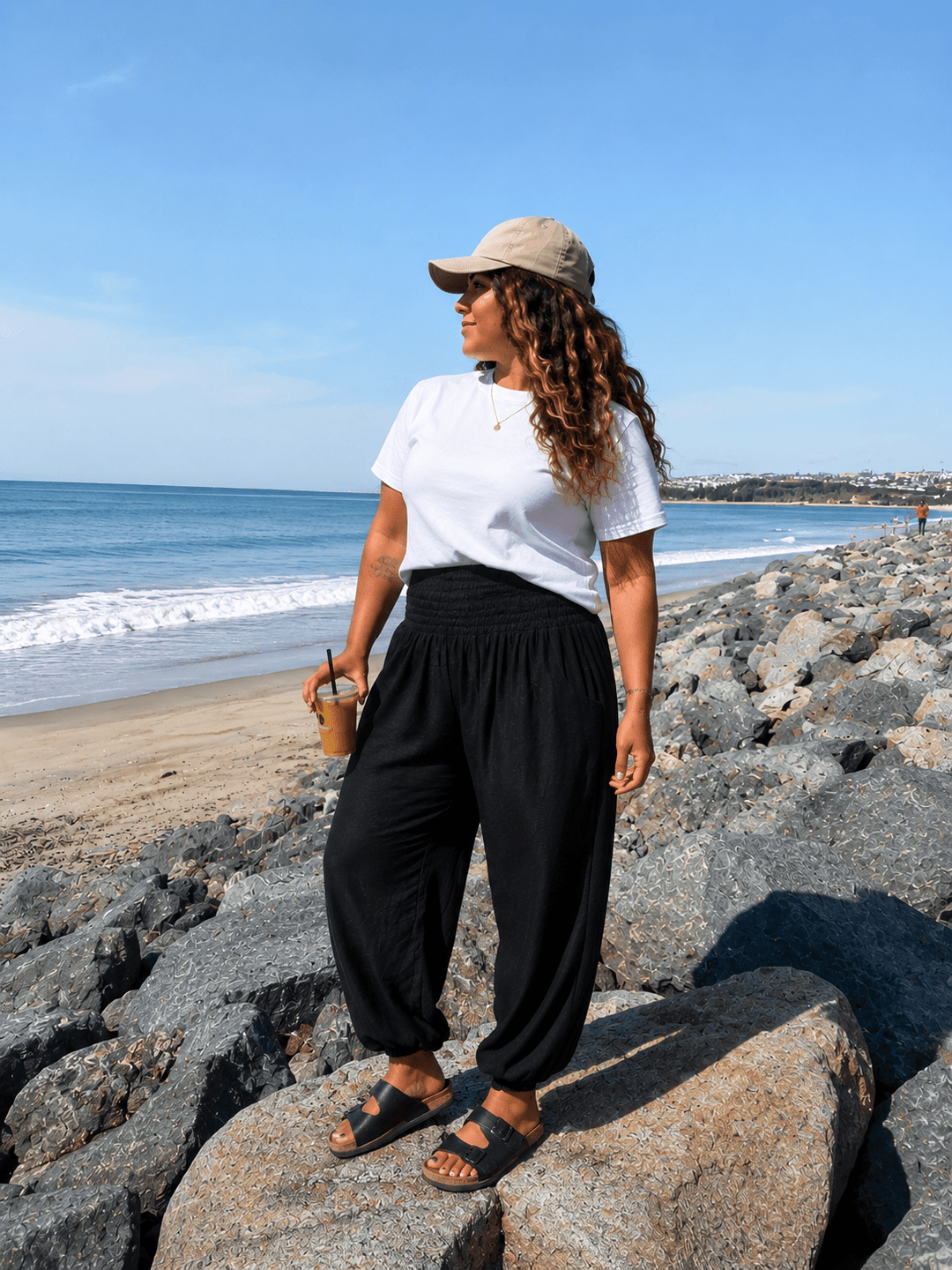 Pantalón Vana Negro - Pantsforlove Pantalones anchos, pantalones yoga