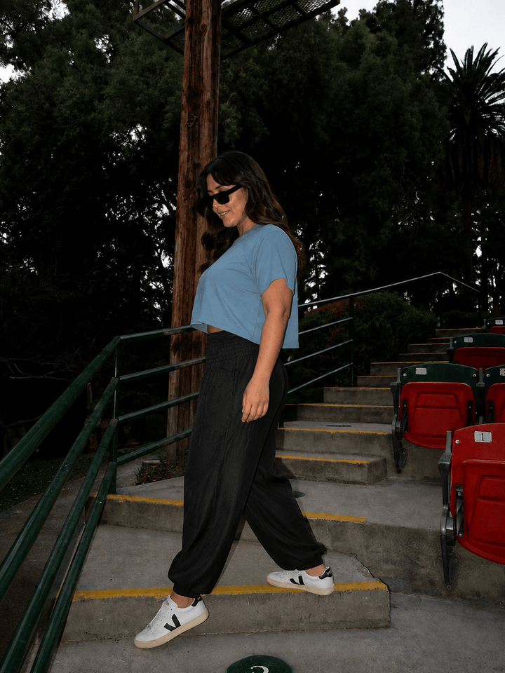 Pantalón Vana Negro - Pantsforlove Pantalones anchos, pantalones yoga