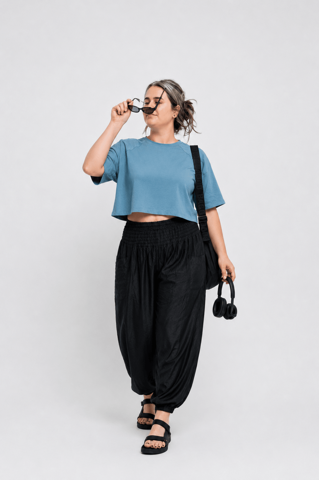 Pantalón Vana Negro - Pantsforlove Pantalones anchos, pantalones yoga