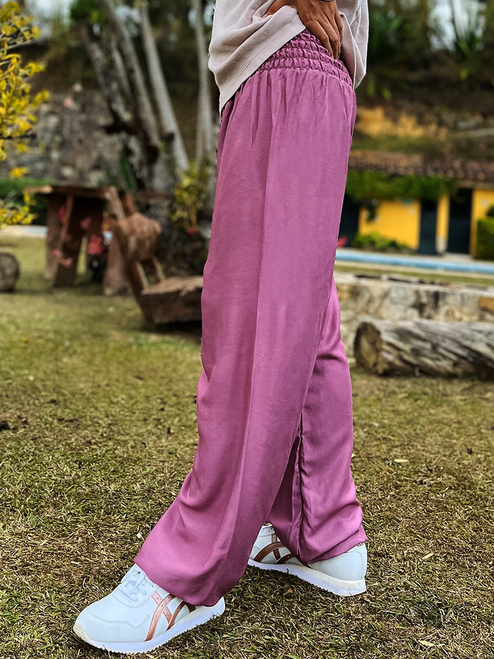 Vana Magenta - Pantsforlove Pantalones anchos, pantalones yoga