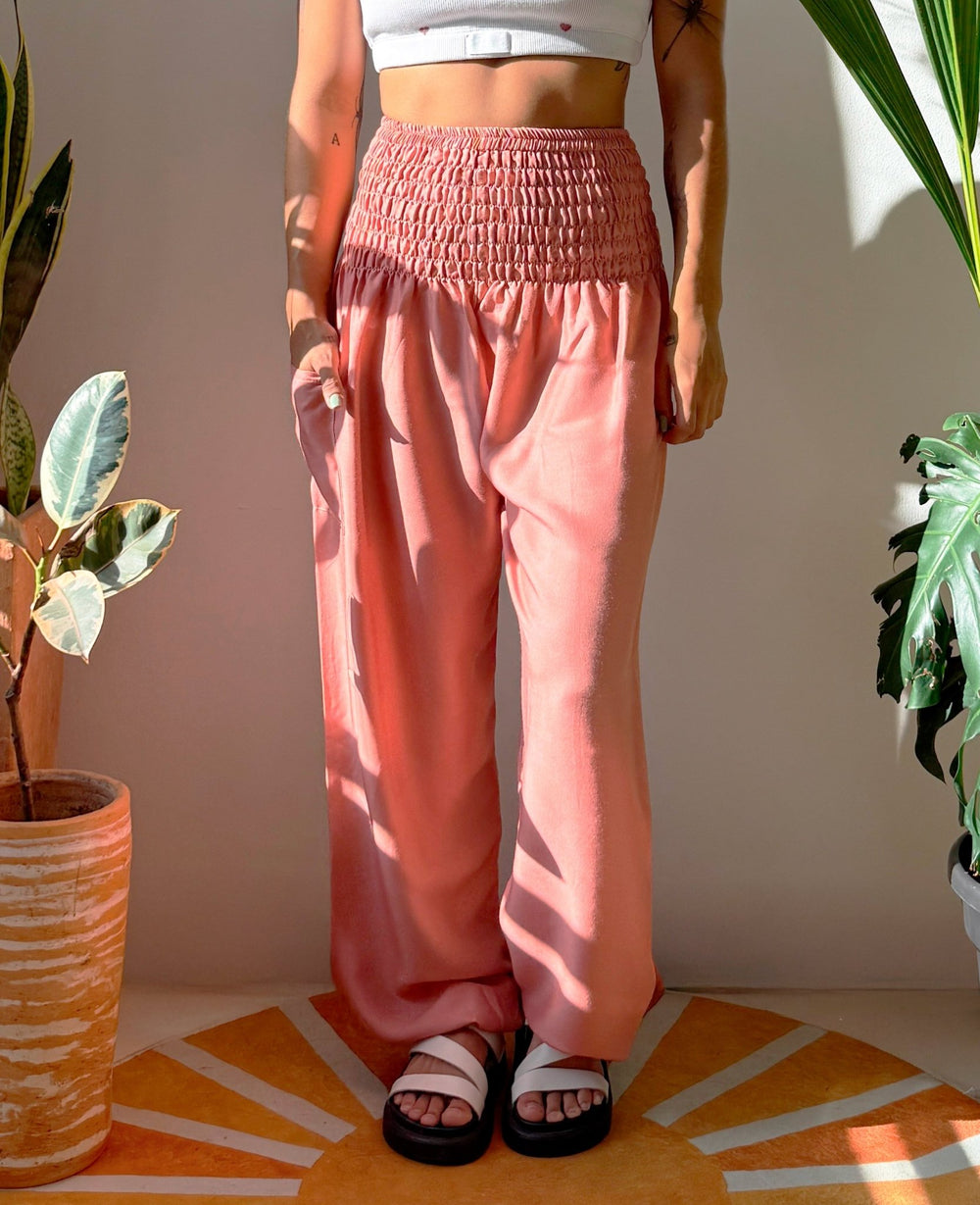 Vana Old Rose - Pantsforlove Pantalones anchos, pantalones yoga