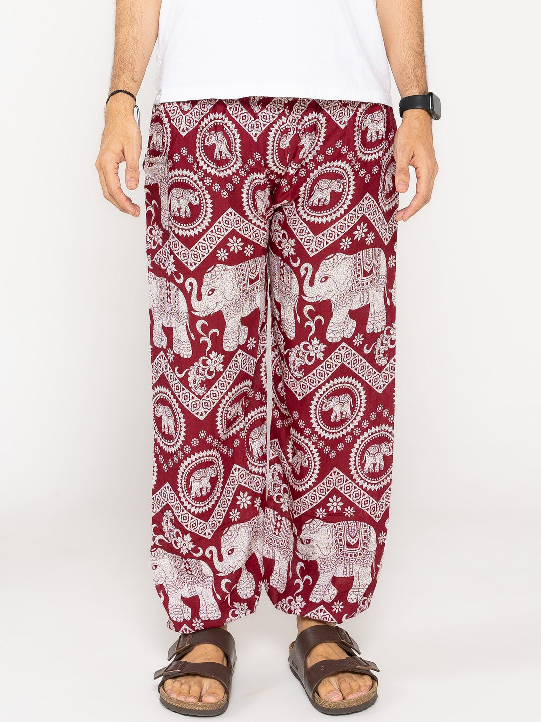 Ahimsa Rojo - Pantsforlove Pantalones anchos, pantalones yoga