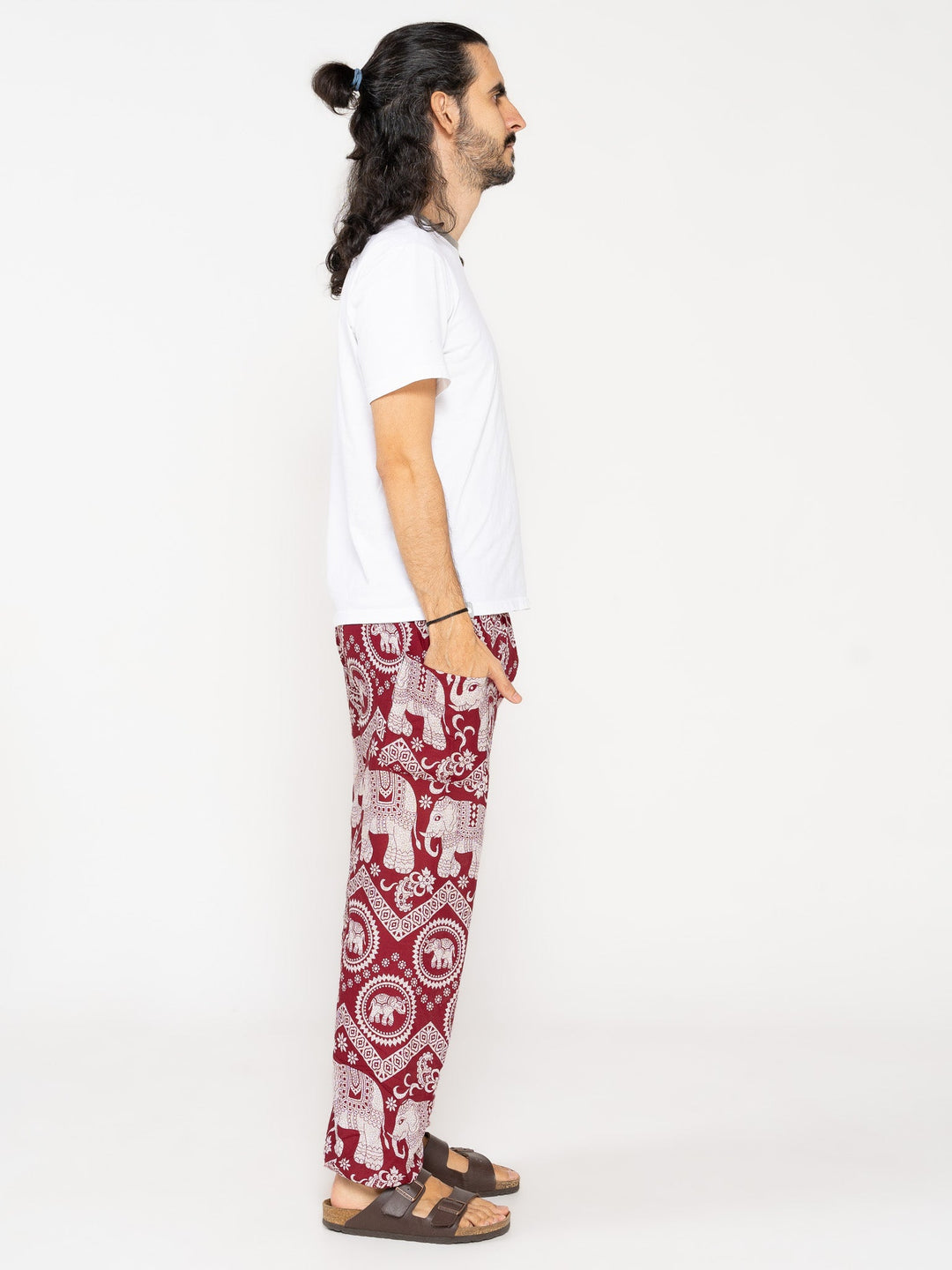 Ahimsa Rojo - Pantsforlove Pantalones anchos, pantalones yoga
