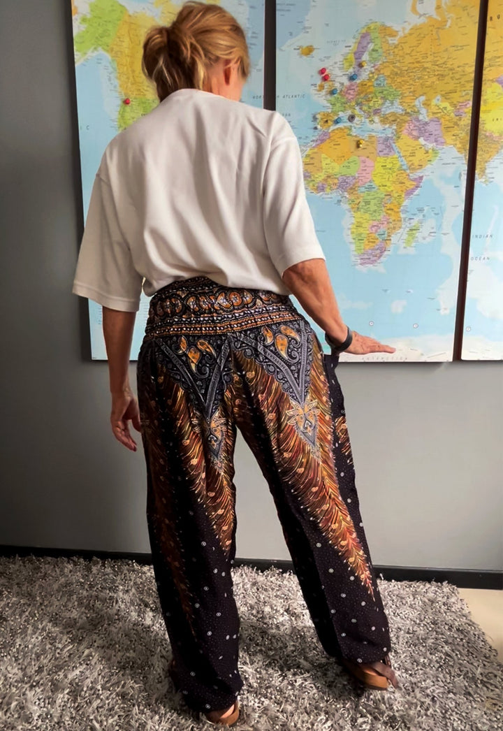 Mahu Negro - Edición Especial - Pantsforlove Pantalones anchos, pantalones yoga
