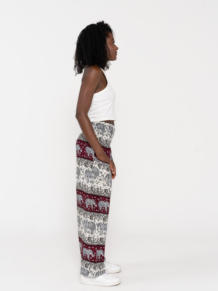 Maisha Vino tinto - Pantsforlove Pantalones anchos, pantalones yoga