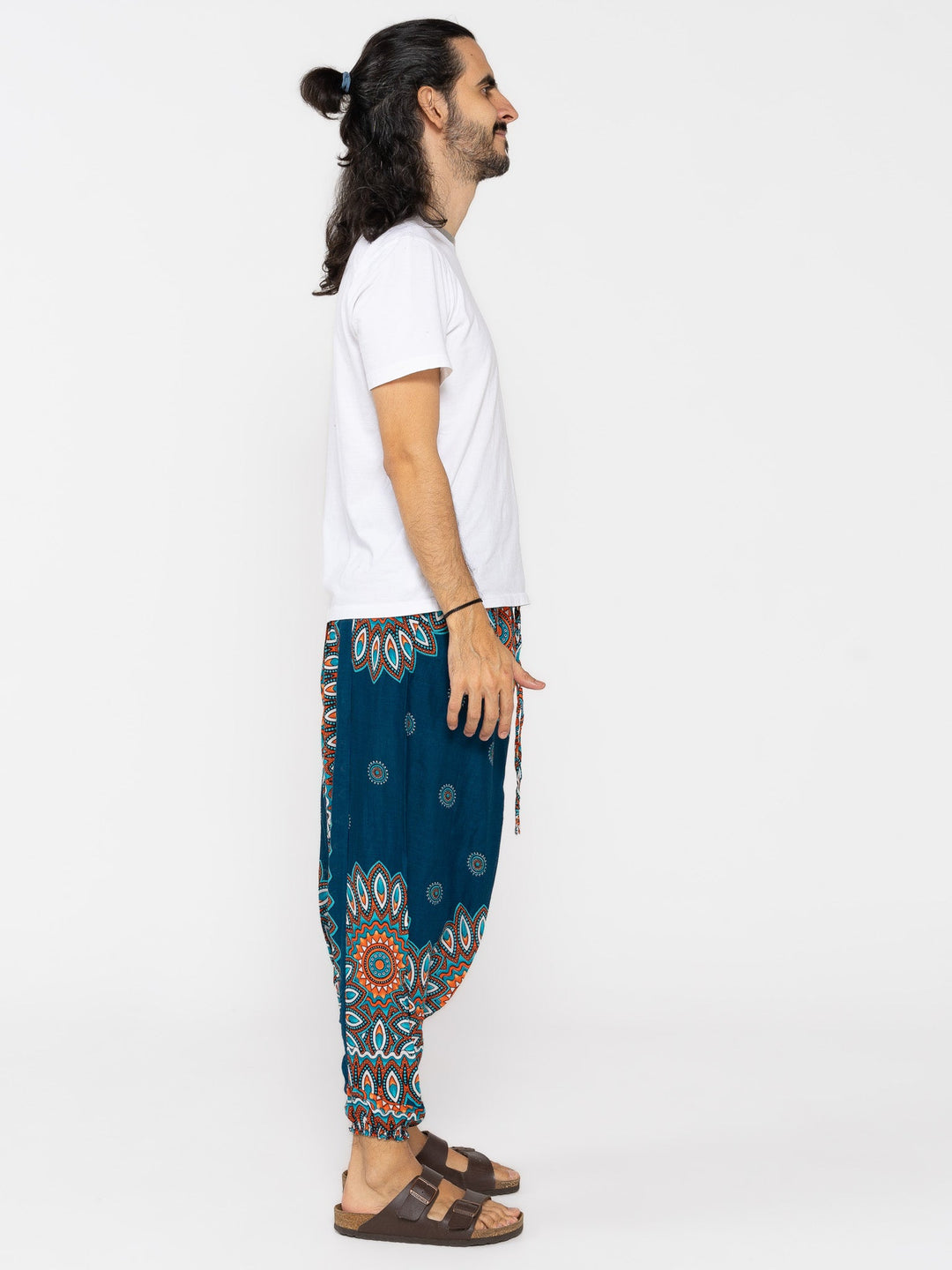 Mandala Turquesa - Pantsforlove Pantalones anchos, pantalones yoga