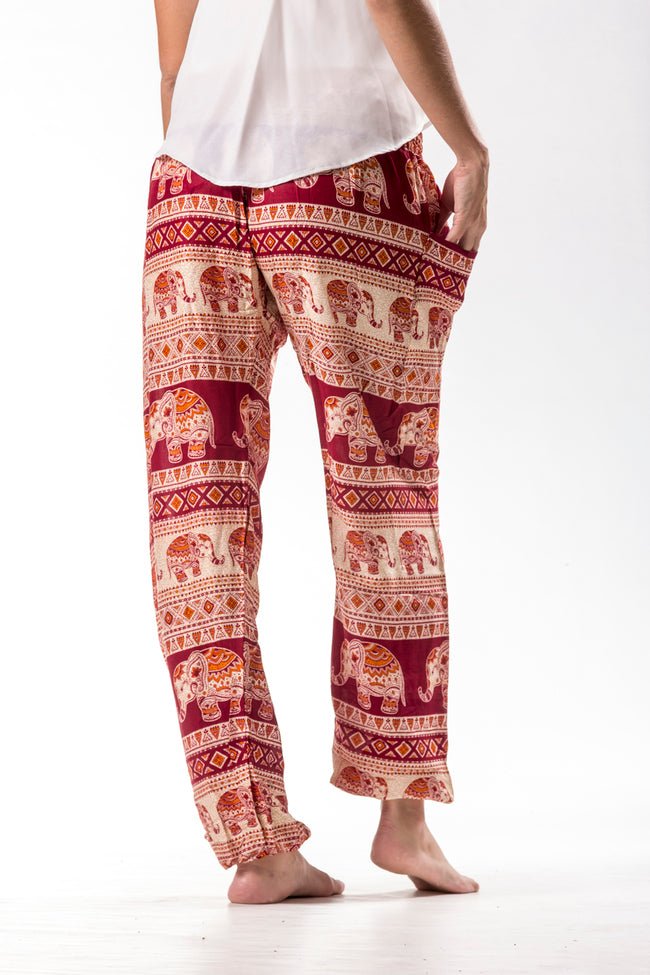 Namasté Rojo - Pantsforlove Pantalones anchos, pantalones yoga